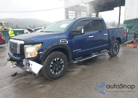 2017 Nissan Titan Sv z USA, uszkodzony, nr VIN 1N6AA1E57HN573095